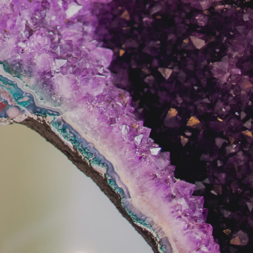 purple stone