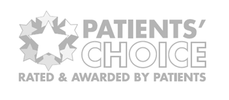 Patients Choice rated & awarded by patients logo