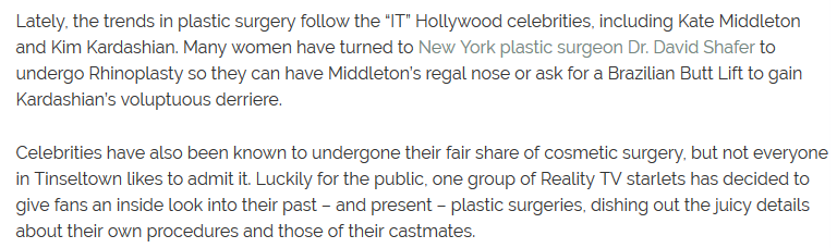 Real Housewives Starlet Gets Chin Implants