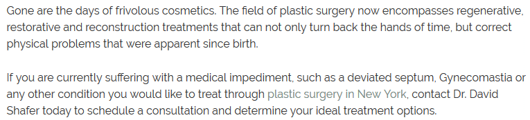 The History of Plastic Surgery