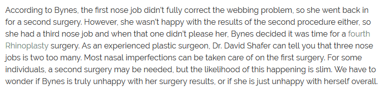 Amanda Bynes Rhinoplasty Surgery