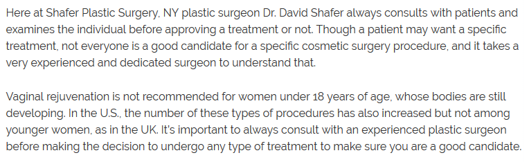 Vaginal Reconstruction Surgery on